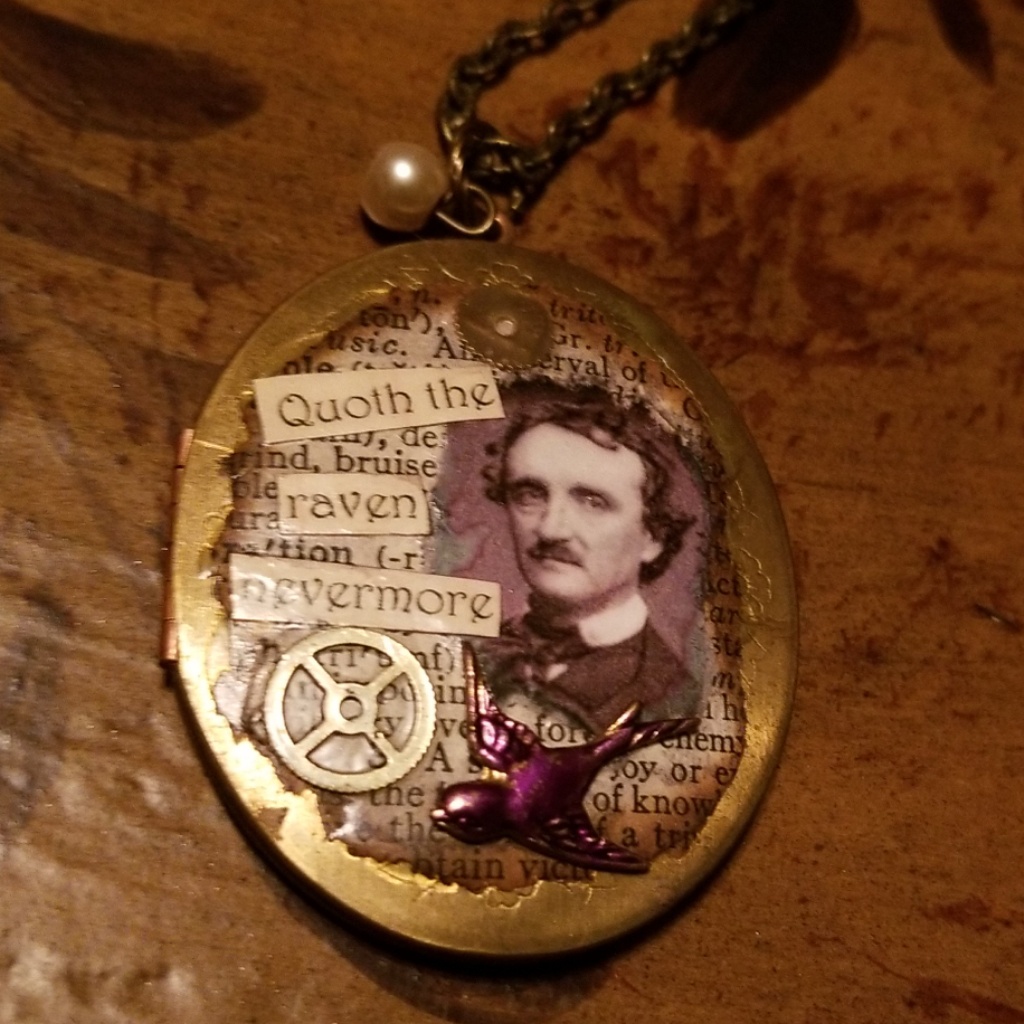 "Nevermore" Locket